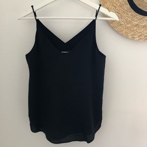 Express Black Silk Feel Cami XS NWOT